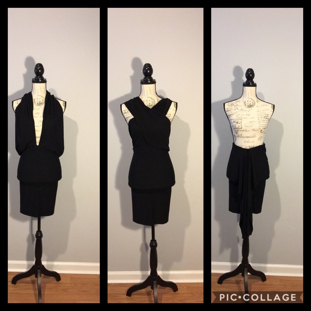 Charles Chang Lima Black Infinity Dress / Skirt